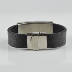 Mix Baltic Amber with leather for men